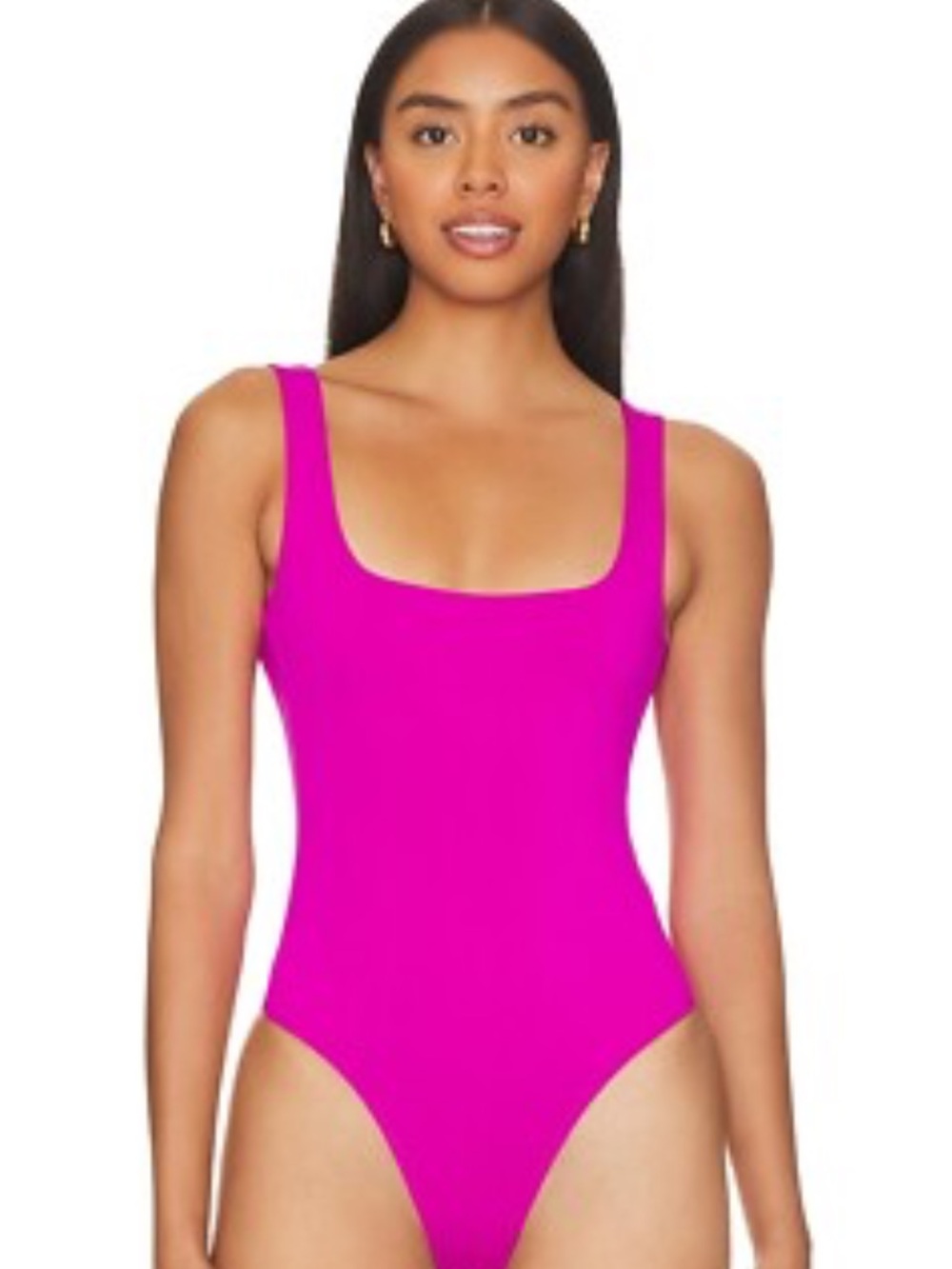 Good American Women's Scoop Neck Bodysuit